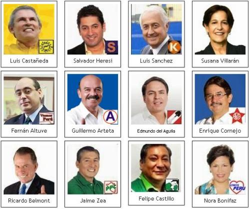 Imagen: Candidatos al Municipio de Lima Metropolitana.